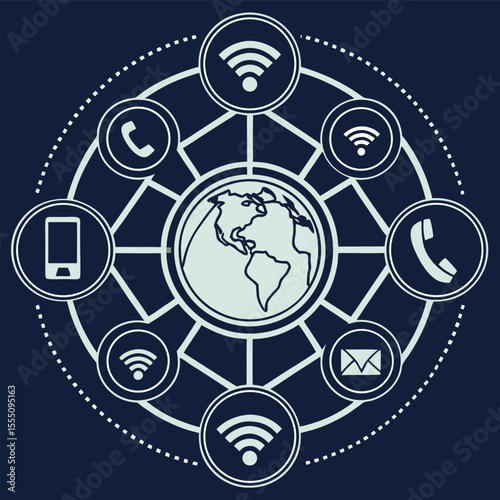 A vibrant and intricate digital mandala design featuring glowing elements and a stylized central focal point perfect for spiritual meditative or decorative applications with a