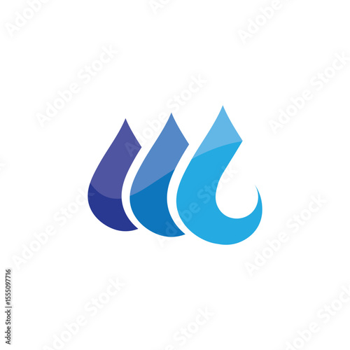 water and Waves beach logo and symbols template icons app