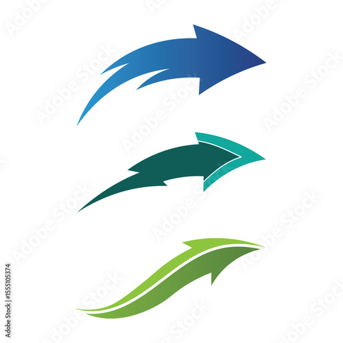 Arrows vector illustration icon Logo Template design