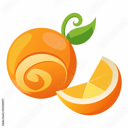 orange fruit slices