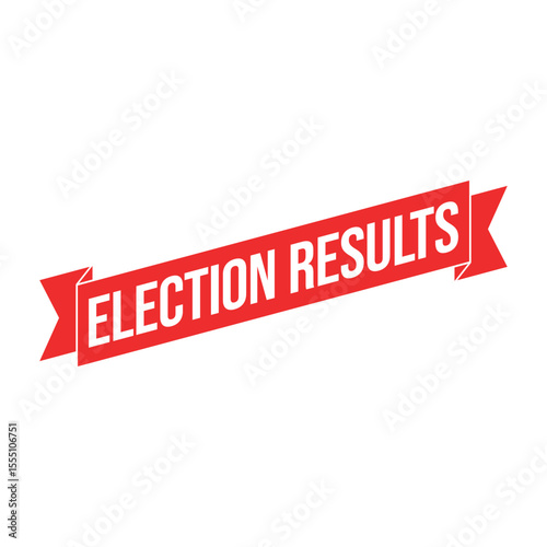 Election Results Letter Rubber Stamp Template