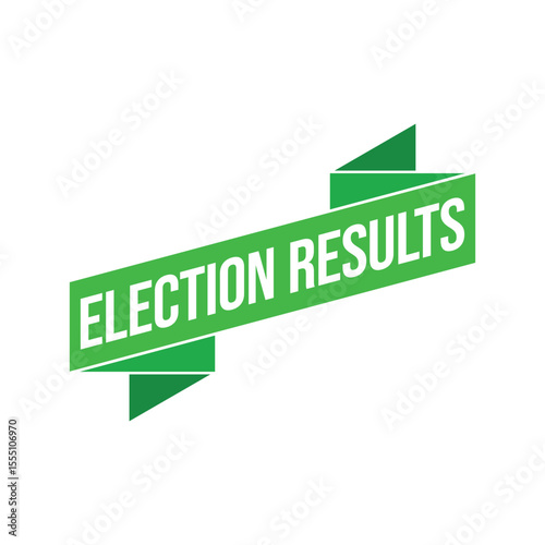 Election Results Letter Rubber Stamp Template
