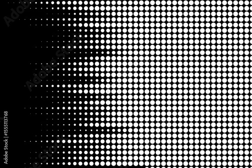 Photos Bold Halftone Dots Inverse Gradient Background