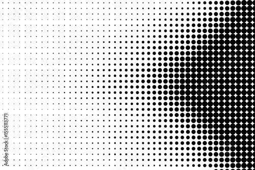 Right Aligned Halftone Dot Fade Effect