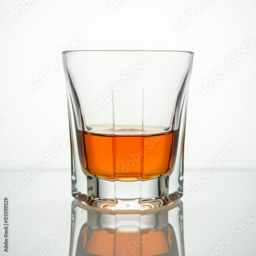 Glass of Cognac Emoji — 3D Amber Snifter Icon
