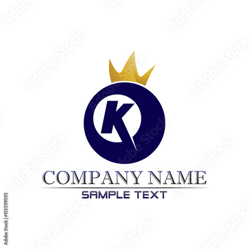 k letter k logo design and vector