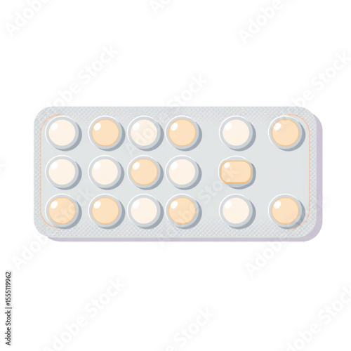 Pill Blister Pack Vector