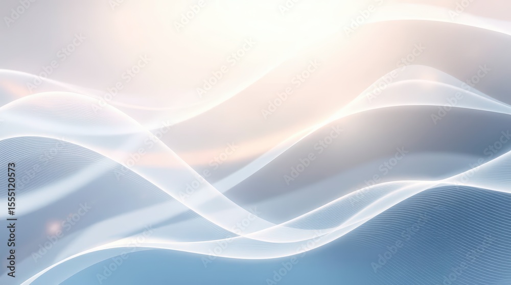 Fototapeta premium Abstract Flowing Wave Background