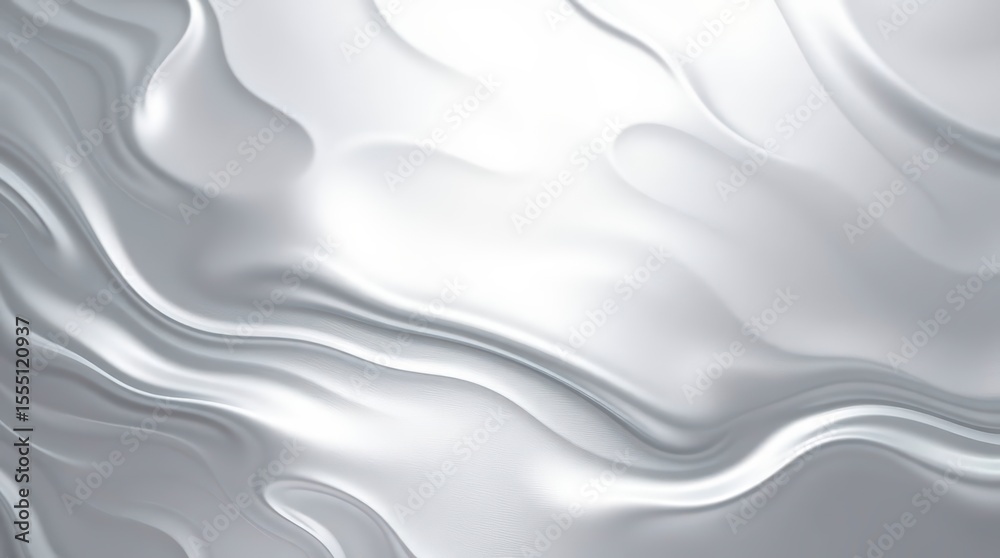 Obraz premium Abstract Silver Liquid Texture