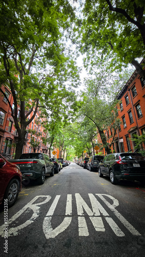 manhattan, zieleń, mieszkanie,  samochód, nowy jork