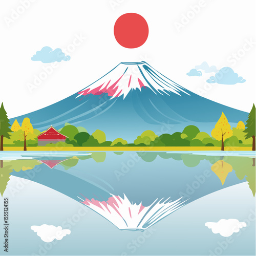 mountain fuji in japan
