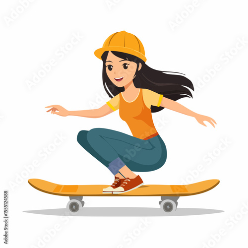 girl on roller skates