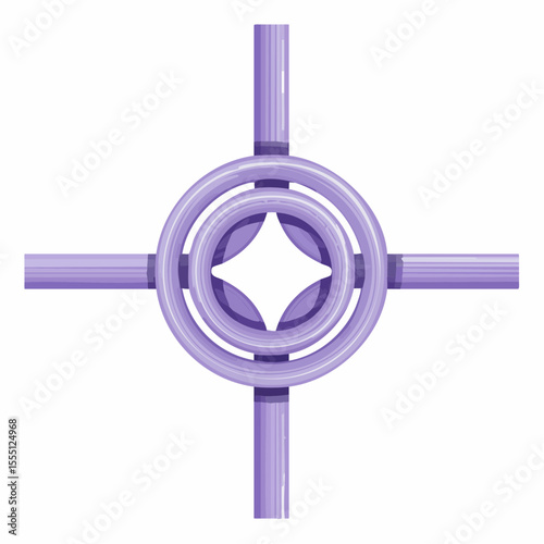 vector illustration of a key