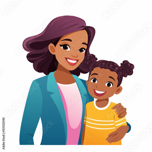 mother and daughter