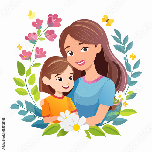 mother and daughter