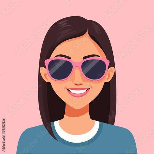 girl in glasses