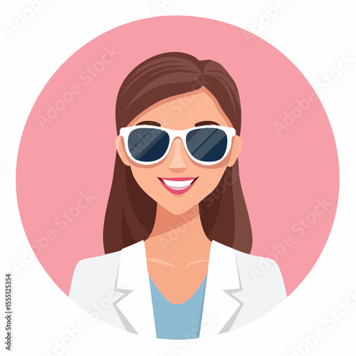 girl in glasses