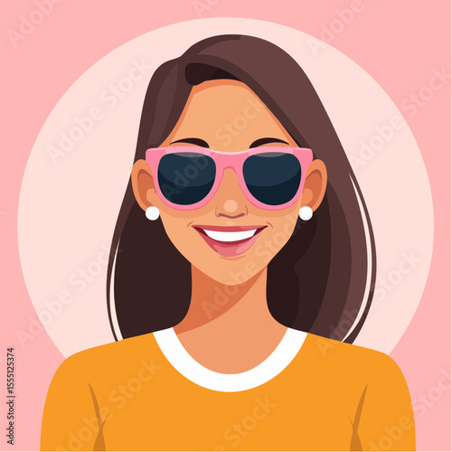 girl with sunglasses