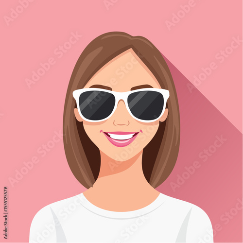 girl in glasses