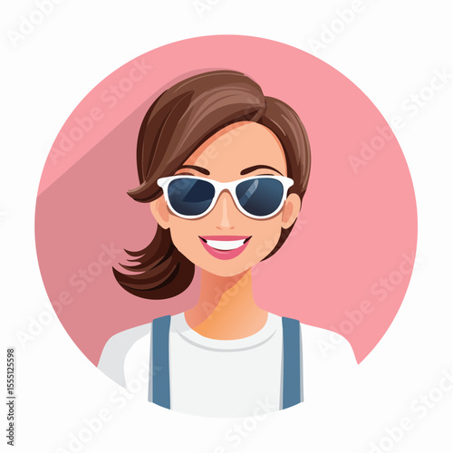 girl in glasses