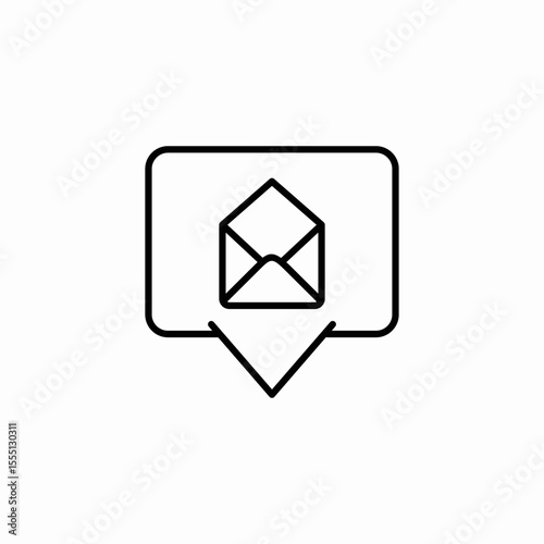 email marker icon sign vector