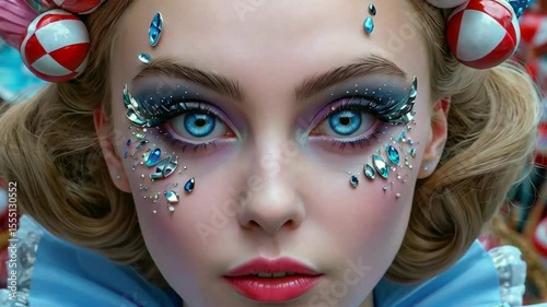 beautiful and noble girl Alice in Wonderland