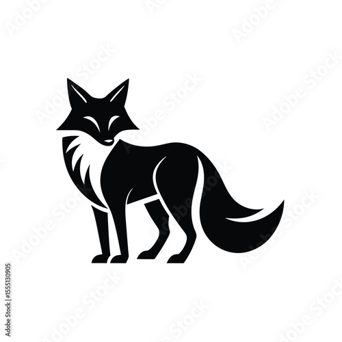 Stylized Fox Silhouette