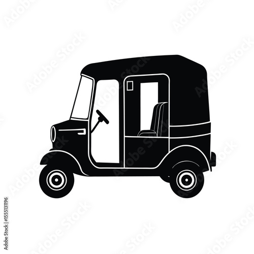 Auto Rickshaw Silhouette
