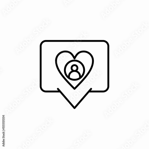 location profile pin icon sign vector