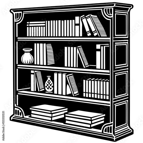 books on shelf