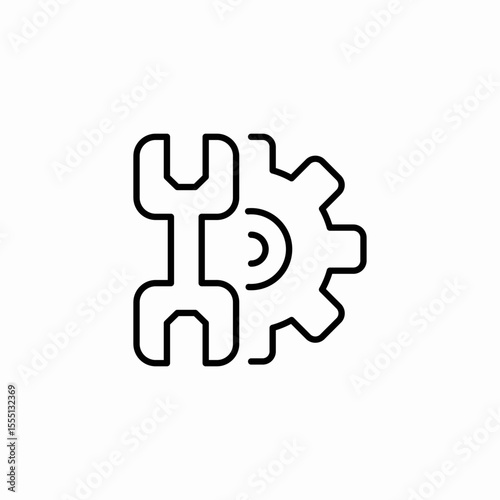 repair settings icon sign vector
