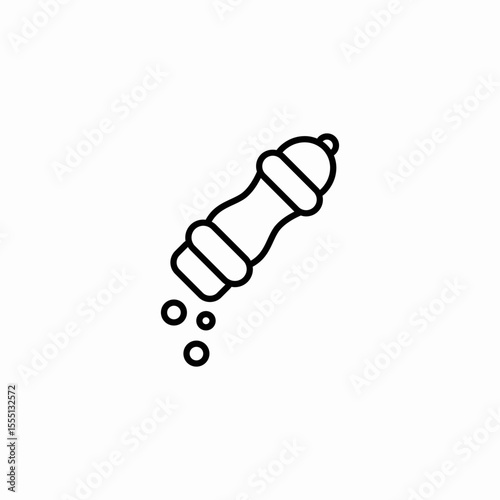 salt shaker icon sign vector