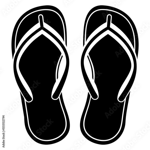 flip flops vector