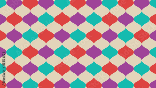 Vintage plum grid background