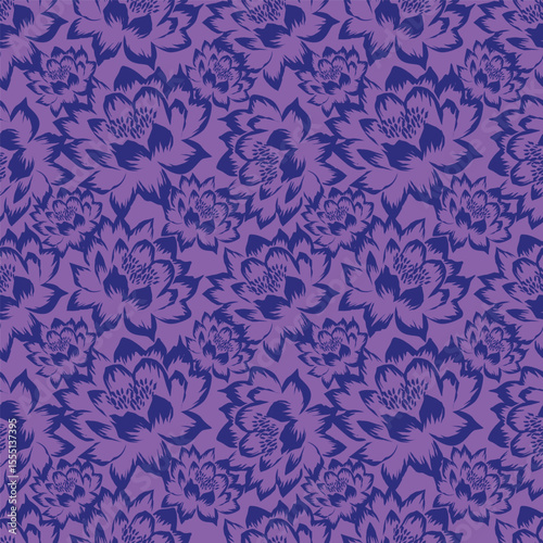 vintage floral seamless pattern. Rich with nostalgia and classic elegance, this pattern evokes the charm of a bygone era for print and textile