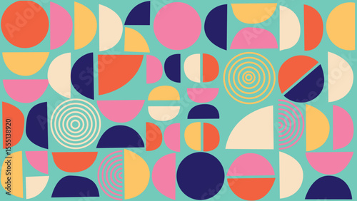 Modern colorful art background