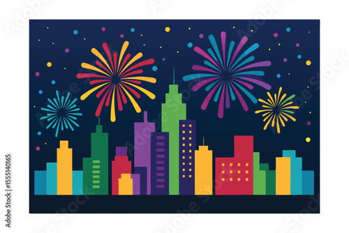 vector illustration of a city