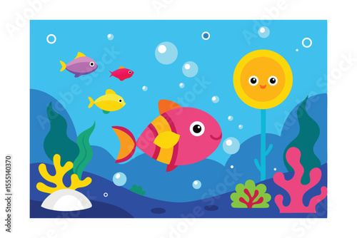 fish in the water