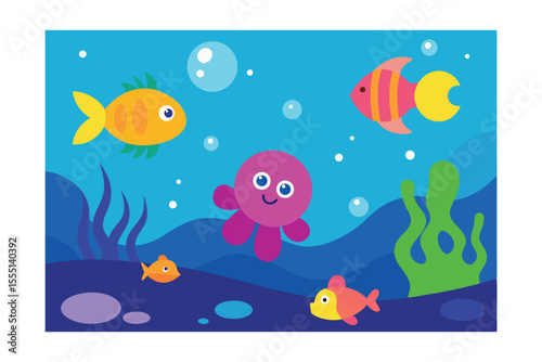 fish in the water