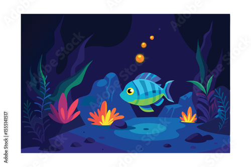 fish in the water