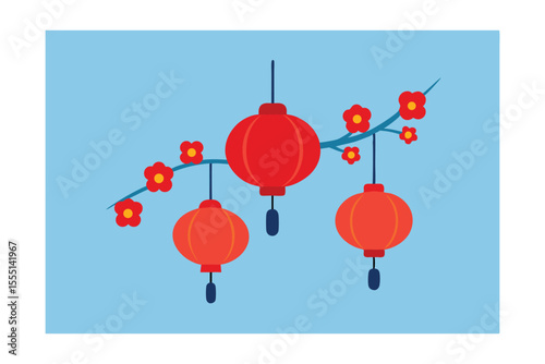 chinese new year lanterns
