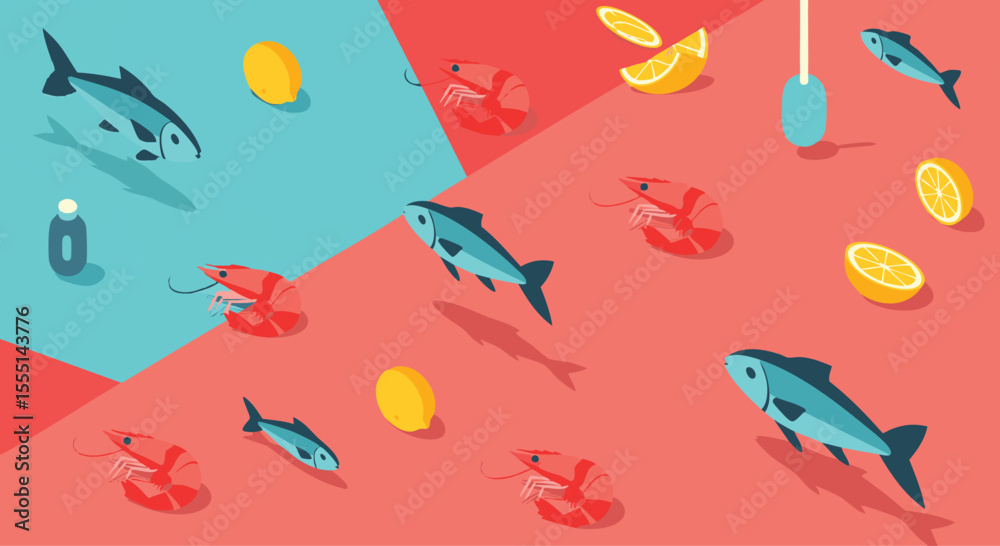 Fototapeta premium Vibrant Urban City Skyline Panorama with Modern Skyscrapers, Trees, and Blue Clouds