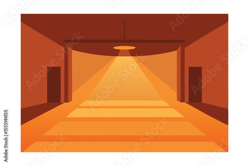 red carpet on a white background