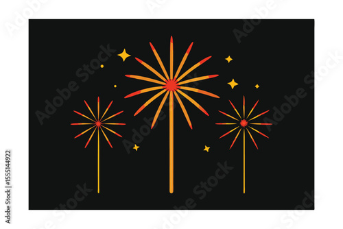 Spectacular Fireworks Display Celebrate with Bright Lights and Festive Sparks