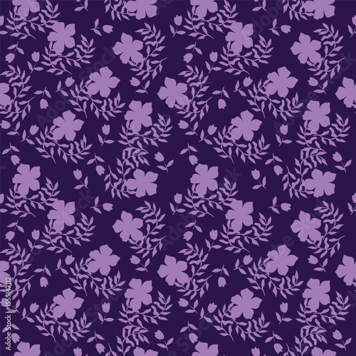 vintage floral seamless pattern. Rich with nostalgia and classic elegance, this pattern evokes the charm of a bygone era for print and textile