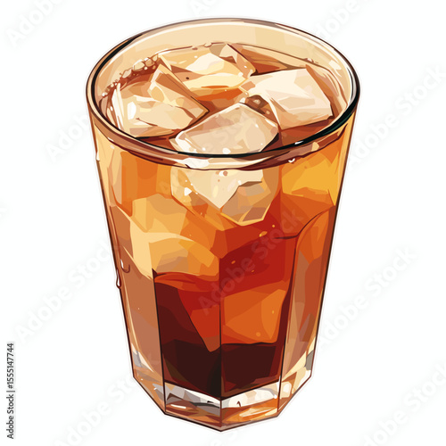 Vietnamese Iced Coffee with Condensed Milk and Ice