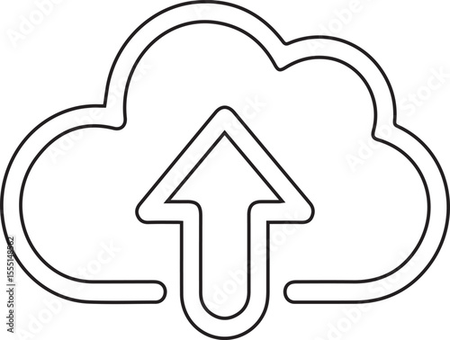An upload embodies data transfer seamlessly facilitating digital content sharing efficiently across platforms allowing convenient access to information instantly, silhouette