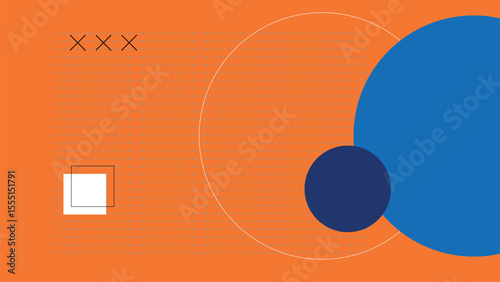 Minimal Circle Layout Background