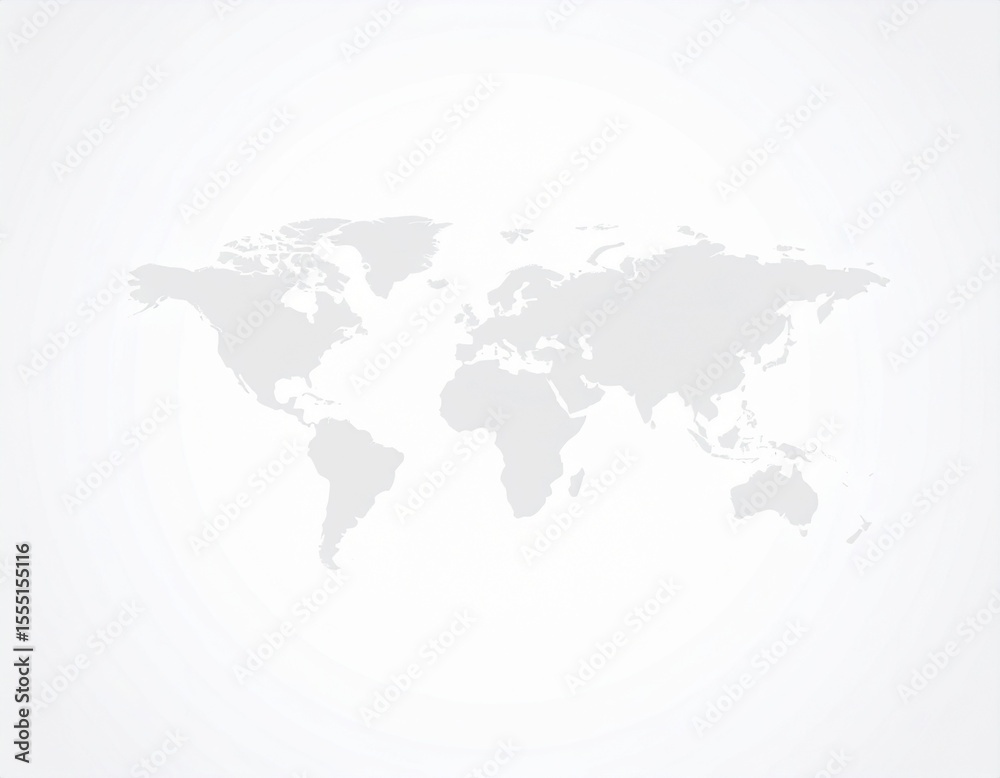 Fototapeta premium mapa del mundo con un diseño minimalista y estilizado