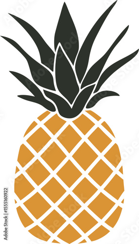 vector illustration of pineapple